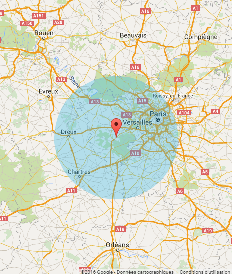 Zone d'intervention de nos installateurs velux