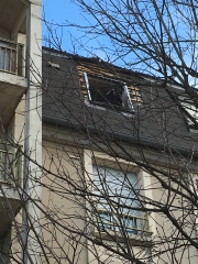 Installation d'un velux® sur un immeuble