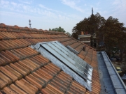 Remplacement d'une fenêtre de toît par deux velux® - avant