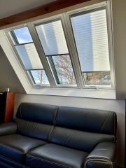 Verrière 3-en-1 VELUX avec stores plissés